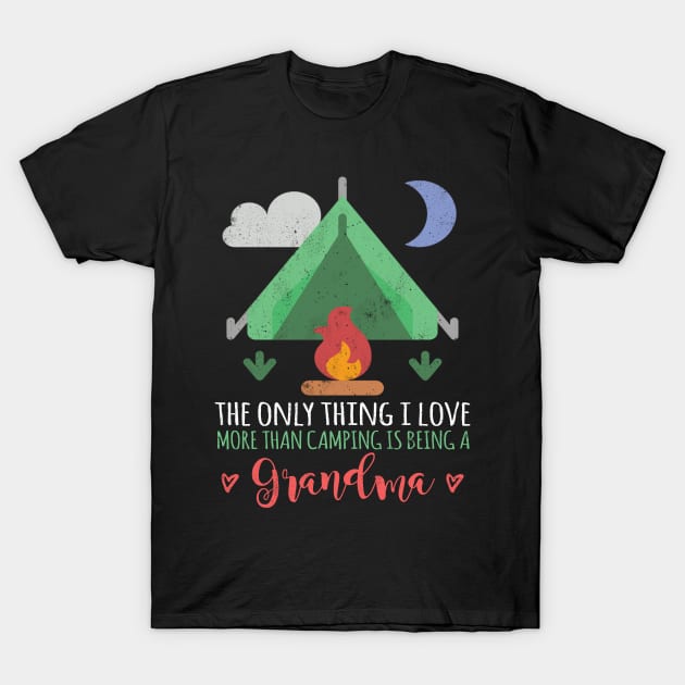 Camp Camping Camper Campfire Campsite Hiking Gift T-Shirt by Tee__Dot